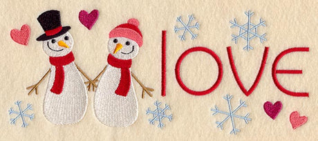 I Love Snowmen Rectangle