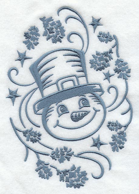 Simply Snowman Oval