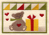 Teddy Bear and Christmas Gift