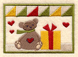 Teddy Bear and Christmas Gift