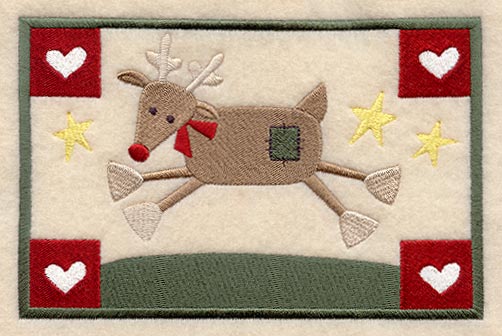 Leaping Reindeer