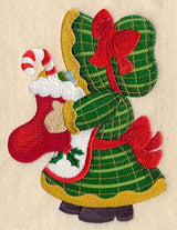 Sunbonnet Sue Stuffs a Stocking