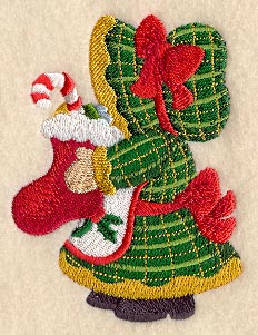 Sunbonnet Sue Stuffs a Stocking