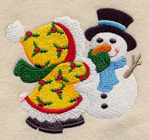 Sunbonnet Sue Builds a Snowman