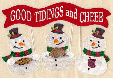 Good Tidings and Cheer Snowmen Trio
