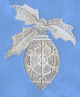 Sparkling Christmas Ornament with Snowflake