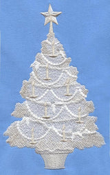 White Christmas Tree