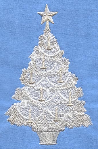 White Christmas Tree