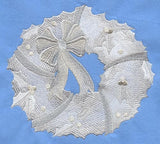 White Christmas Wreath