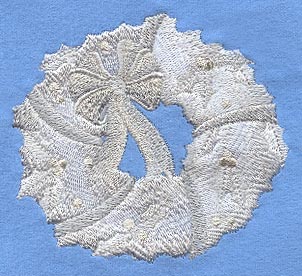 White Christmas Wreath