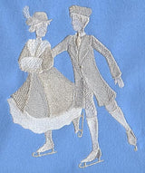 White Christmas Skaters