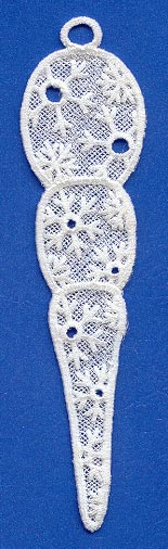Snowflake Icicle (Lace)