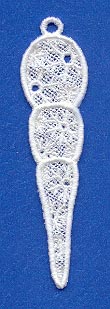 Snowflake Icicle (Lace)
