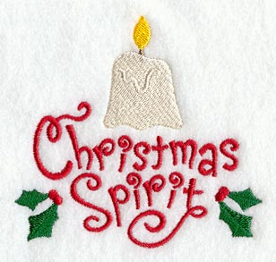 Christmas Spirit with Candle