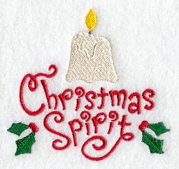 Christmas Spirit with Candle
