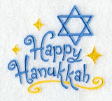 Happy Hanukkah with Star of David