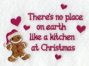 Kitchen at Christmas