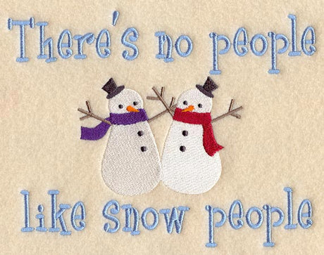 No People Like Snow People