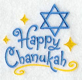 Happy Chanukah with Star of David