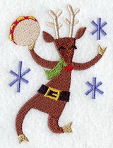 Rudolph on Tambourine