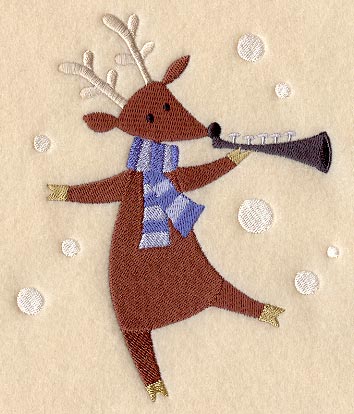 Reindeer on Clarinet