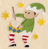 Musical Elf on Drum