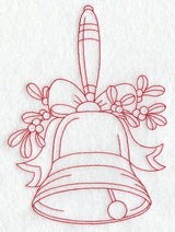 Christmas Handbell (Redwork)