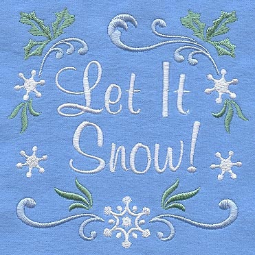 Let It Snow Square