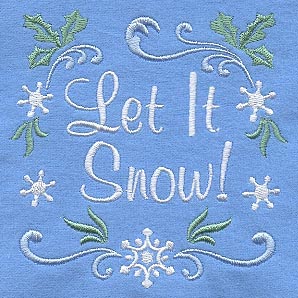 Let It Snow Square