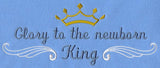 Glory to the Newborn King Border