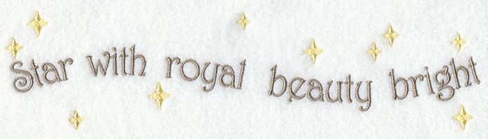 Star with Royal Beauty Bright Border