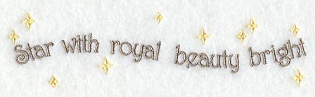 Star with Royal Beauty Bright Border