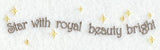 Star with Royal Beauty Bright Border