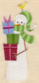 Snowman with Gifts