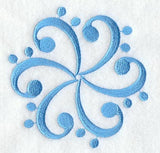 Musical Snowflake (Bass Clef)