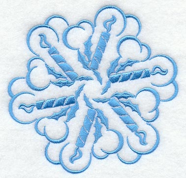 Christmas Candle Snowflake