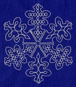 Sashiko Snowflake 1