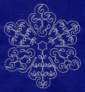 Sashiko Snowflake 2