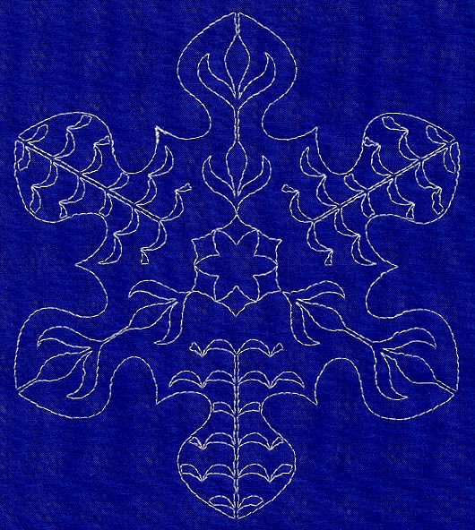 Sashiko Snowflake 4