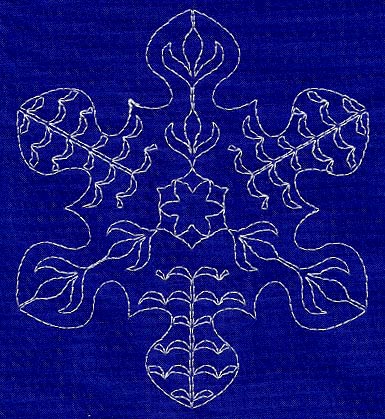 Sashiko Snowflake 4