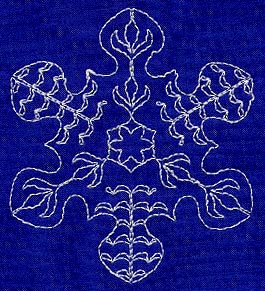 Sashiko Snowflake 4