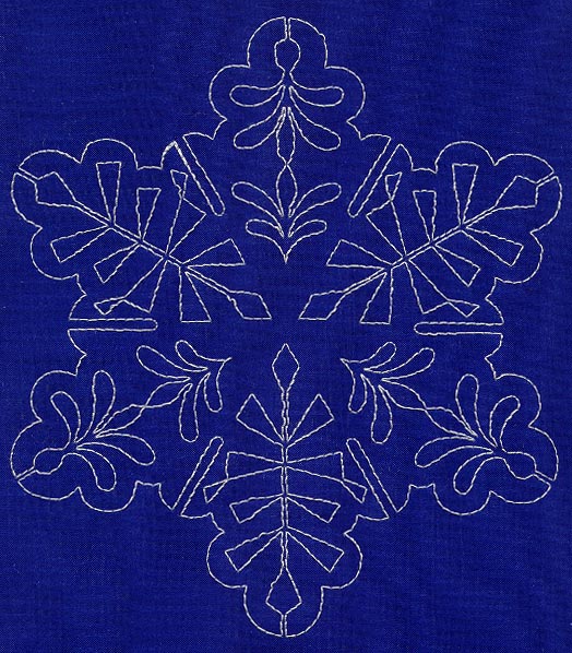 Sashiko Snowflake 5