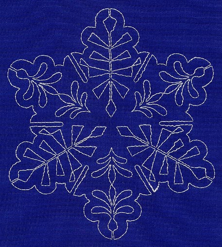 Sashiko Snowflake 5