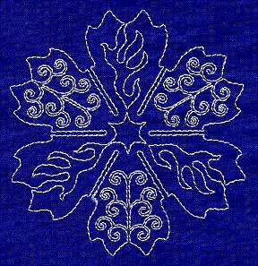 Sashiko Snowflake 6