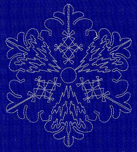 Sashiko Snowflake 7