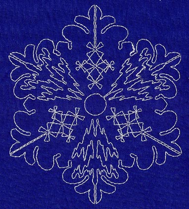 Sashiko Snowflake 7