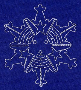 Sashiko Snowflake 8