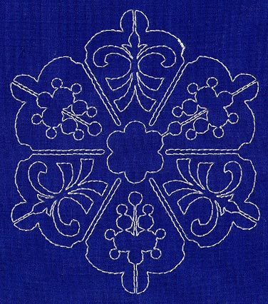 Sashiko Snowflake 9