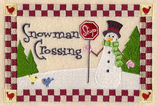 Snowman Crossing