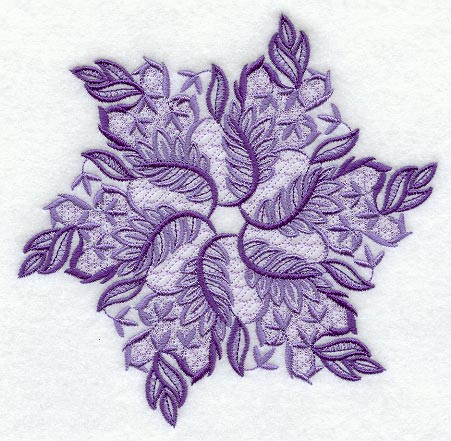 Lacy Leafy Snowflake